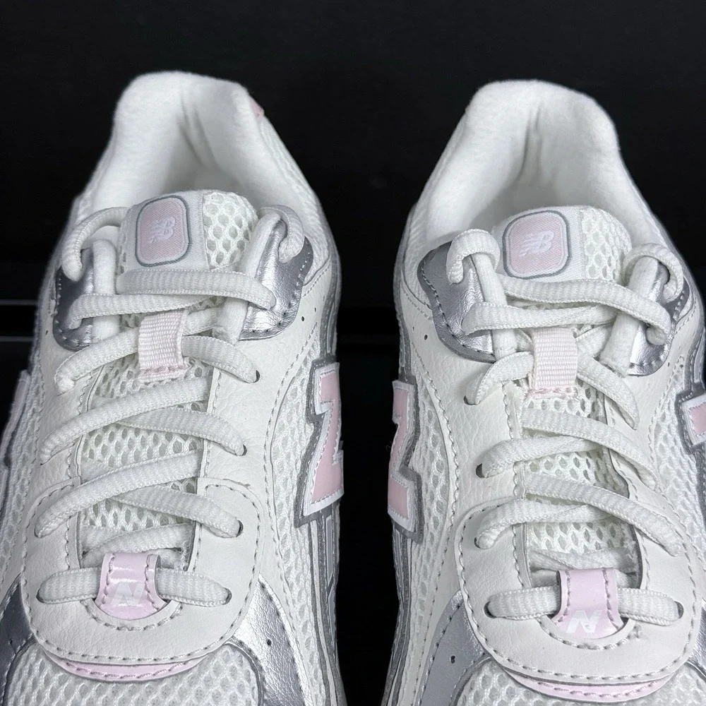 New Balance 204L Lace Youth 4.5 Women's 6 Pink White Kids Grade School G204L9EA‎
